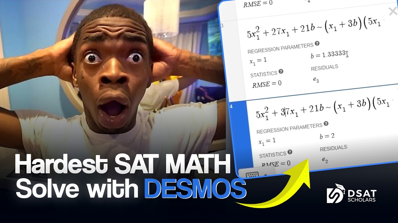 Can You Solve This? Solve the HARDEST DSAT Algebra Problem in Seconds