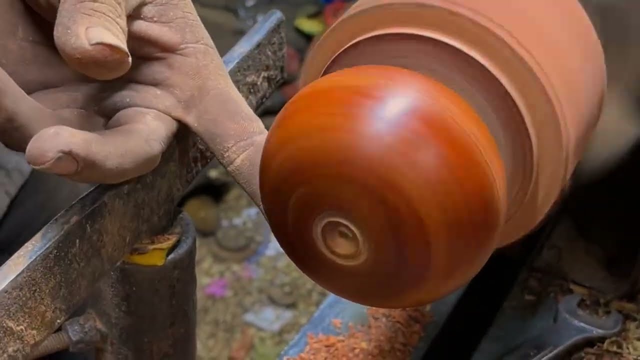 The Most Beautiful Firewood Turning By The Most Perfect Carpenter #wood #shortsfeed #shortvideo