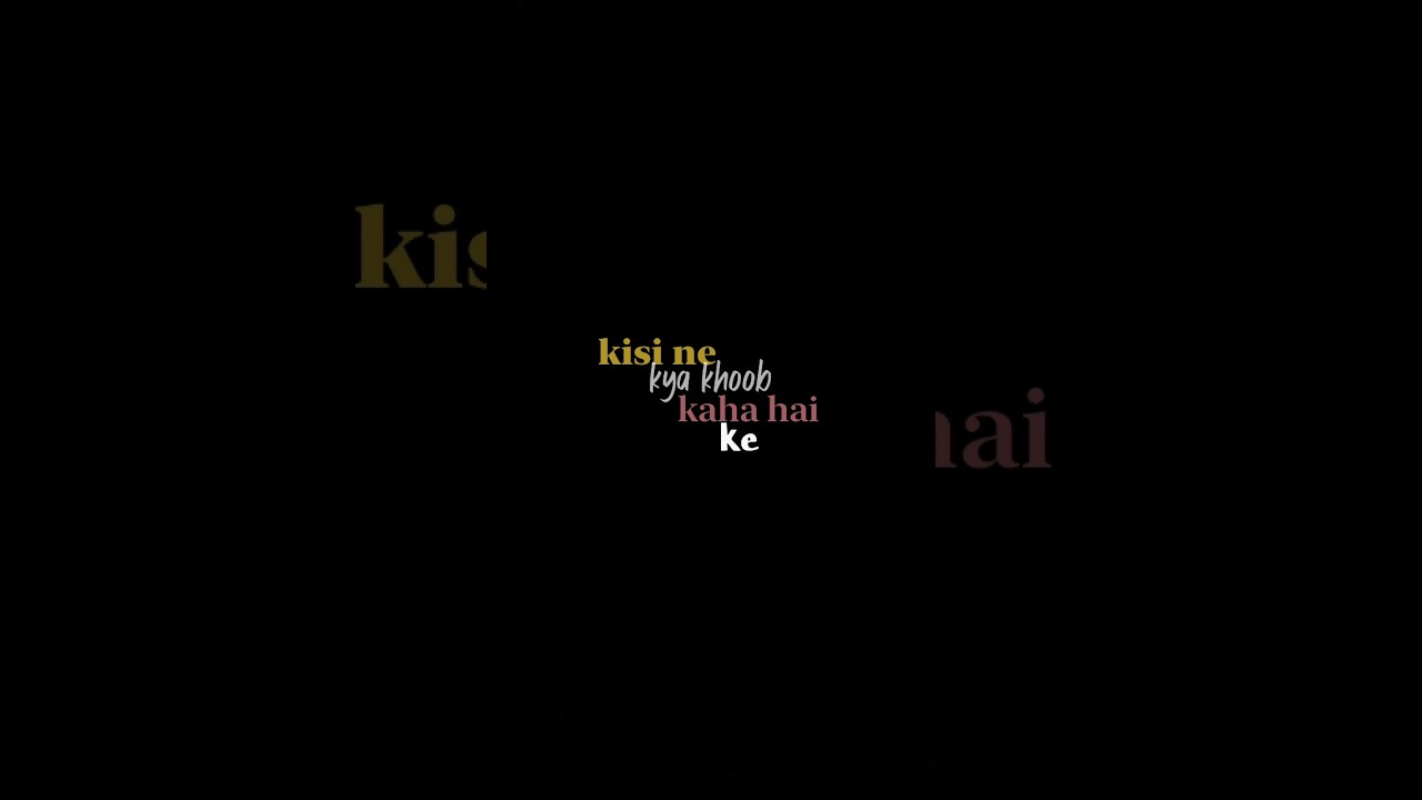 Broken Heart Touching Shayari | black Screen Status lyrics #blackscreenlyrics #shorts
