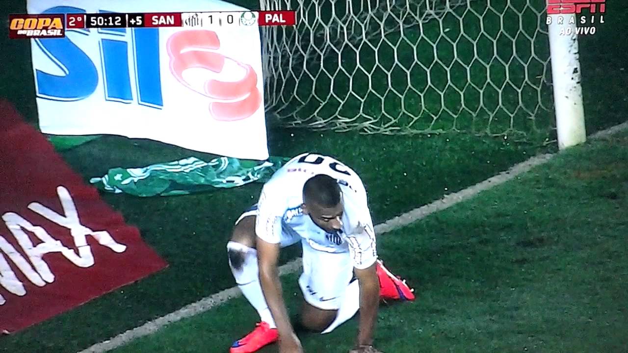 Nilson perde gol inacreditável contra o Palmeiras - 25/11/2015