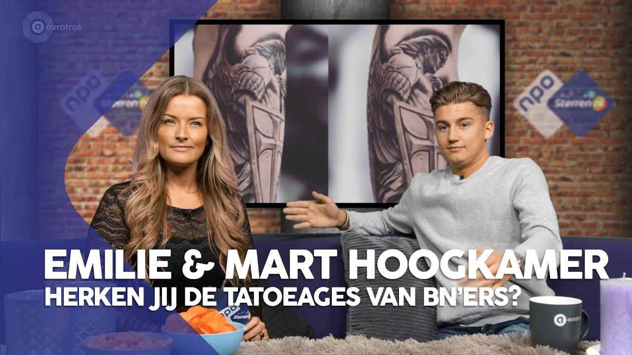Herken jij de tatoeages van BN'ers? | Emilie & Mart Hoogkamer | Sterren NL