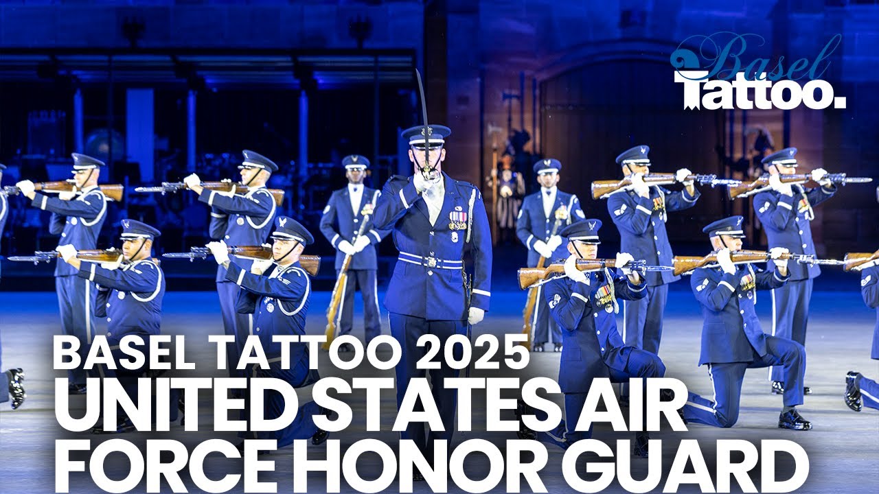 BASEL TATTOO 2025 | US Air Force Honor Guard | LIVE
