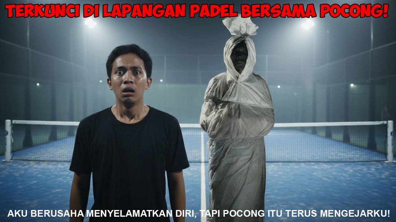 TERKUNCI! POCONG ITU ADA DI LAPANGAN PADEL BERSAMAKU