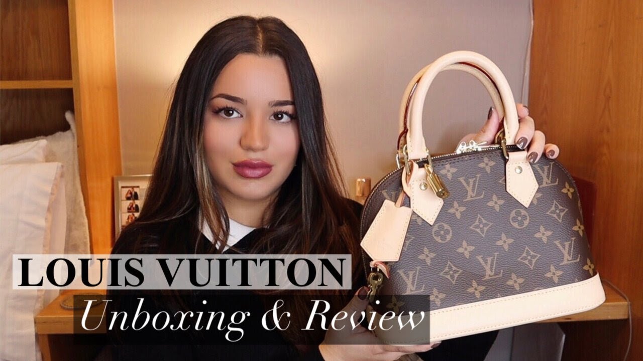 Louis Vuitton ALMA BB MONOGRAM // UNBOXING & REVIEW ♡
