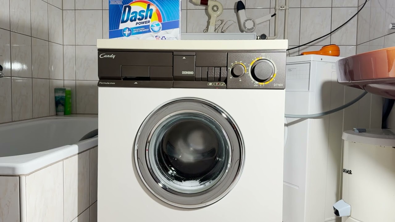 Candy DOMINO D7.10 X Formula inox Maintenance and 95°C Wash
