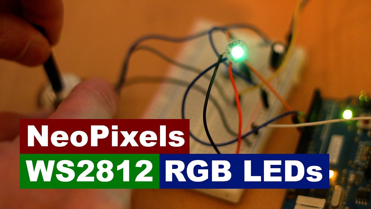 NeoPixels/WS2812B: Чудеса RGB с одним проводом