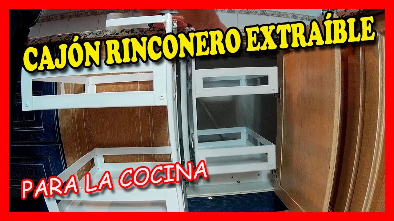 Mueble extraíble de cocina casero | Magic Corner hecho a mano #12