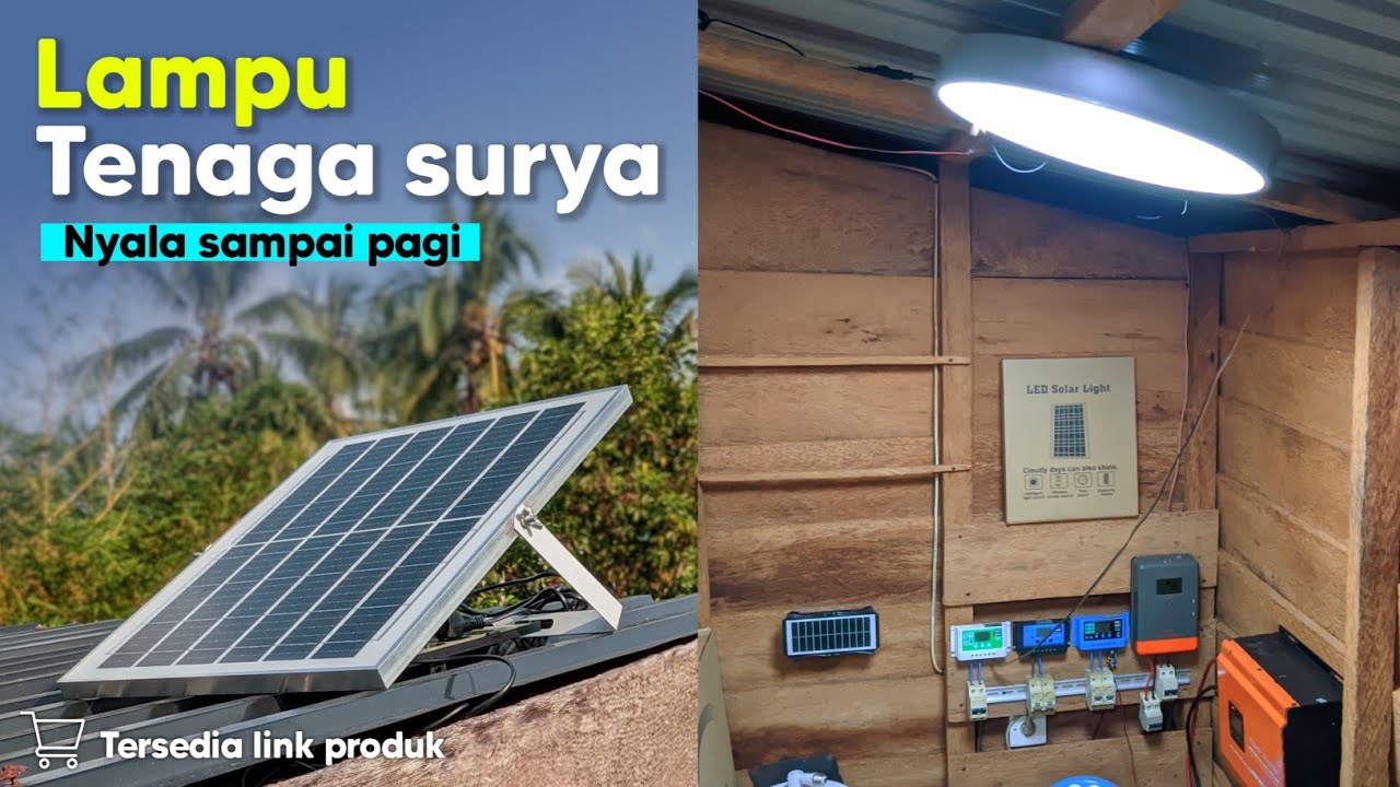 NYALA TERANG SAMPAI PAGI | Lampu Tenaga Surya💡