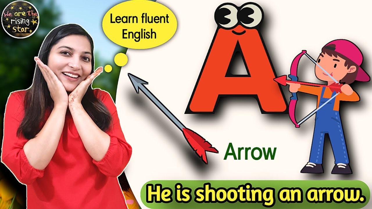 Alphabet | Sentences | English for kids | WATRstar #alphabet #actionverbs