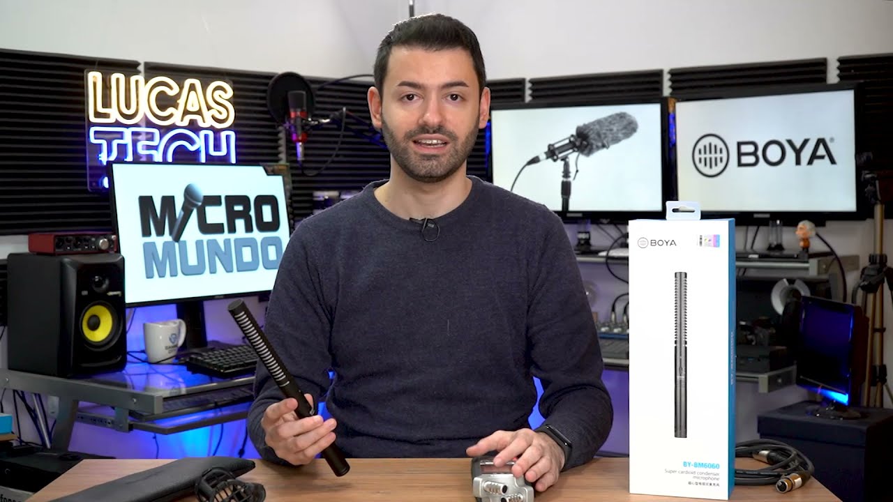 Micrófono BOYA BM6060 Shotgun XLR - Unboxing, review y prueba de sonido