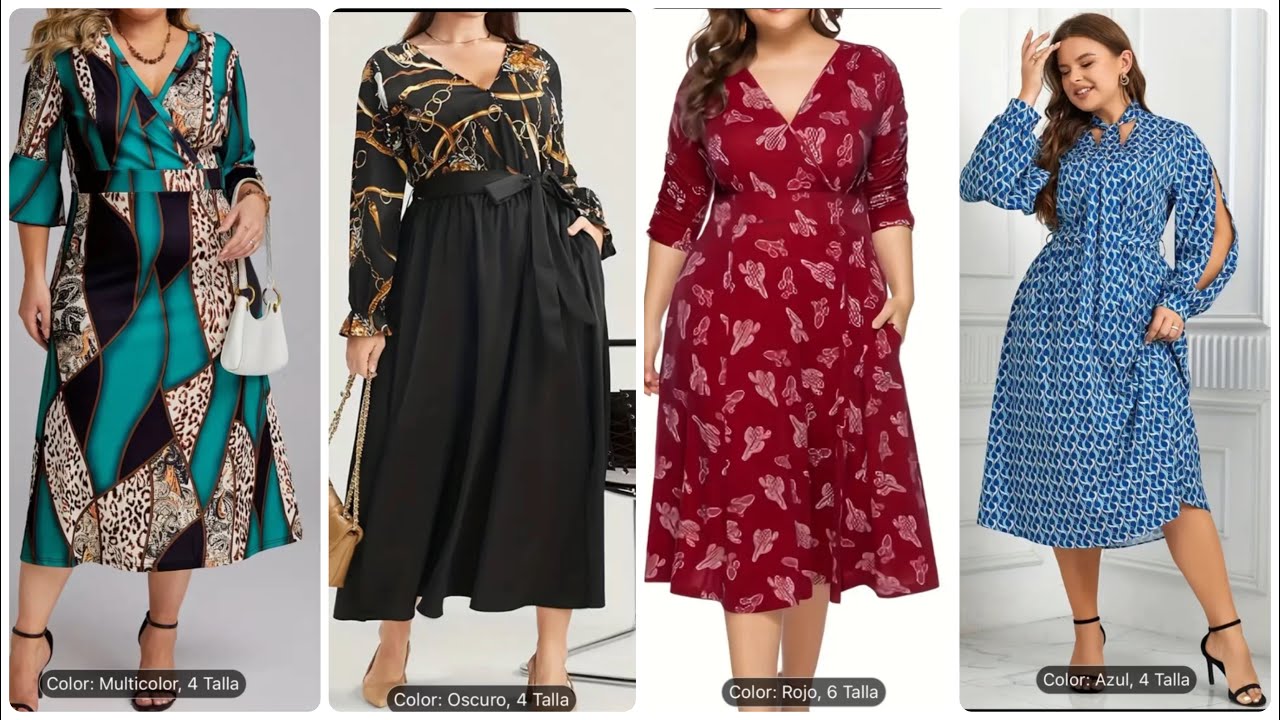 VESTIDOS Casuales para SEÑORAS en tallas grandes!!