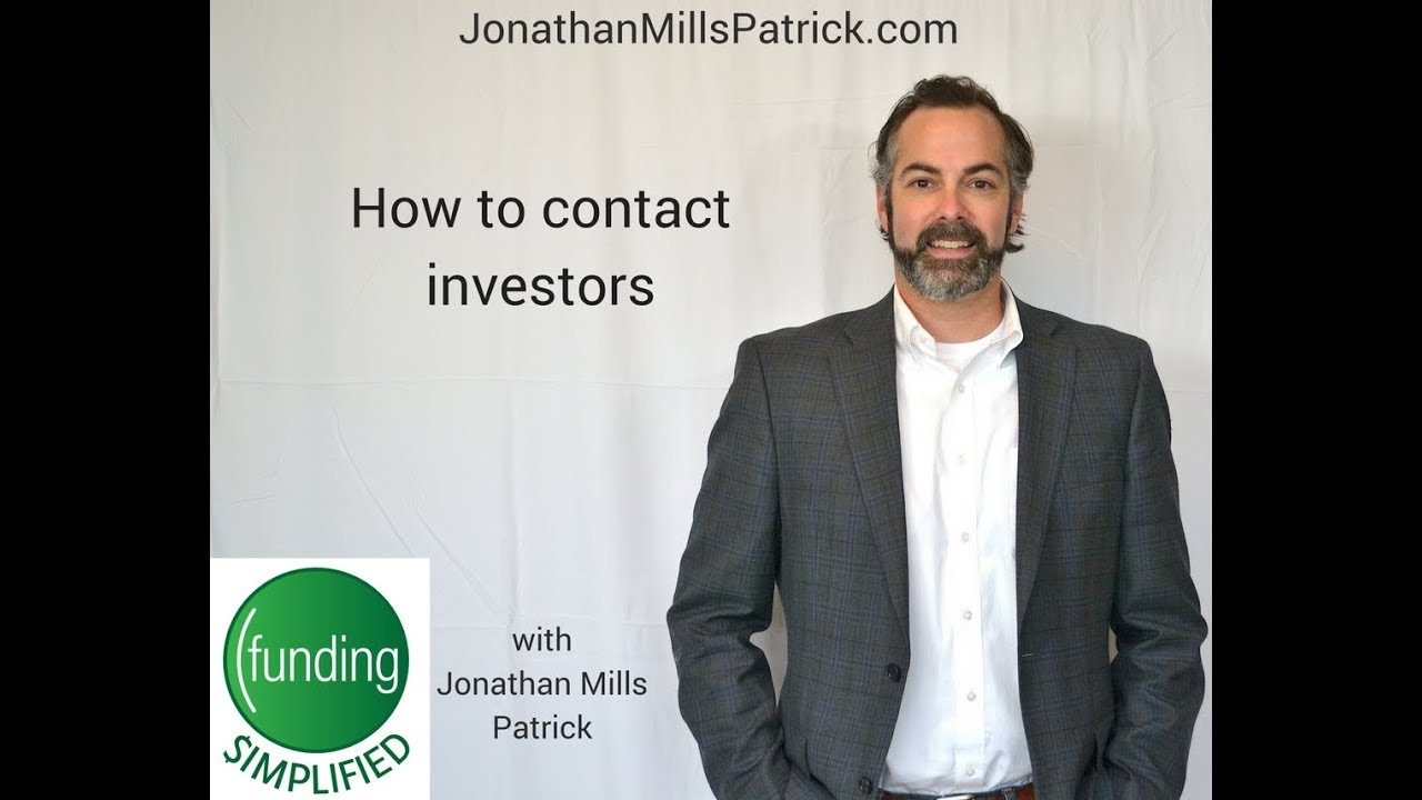 How to contact startup investors