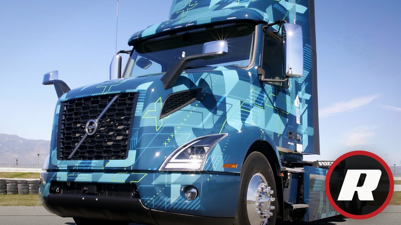 Driving Volvo's electric semi truck