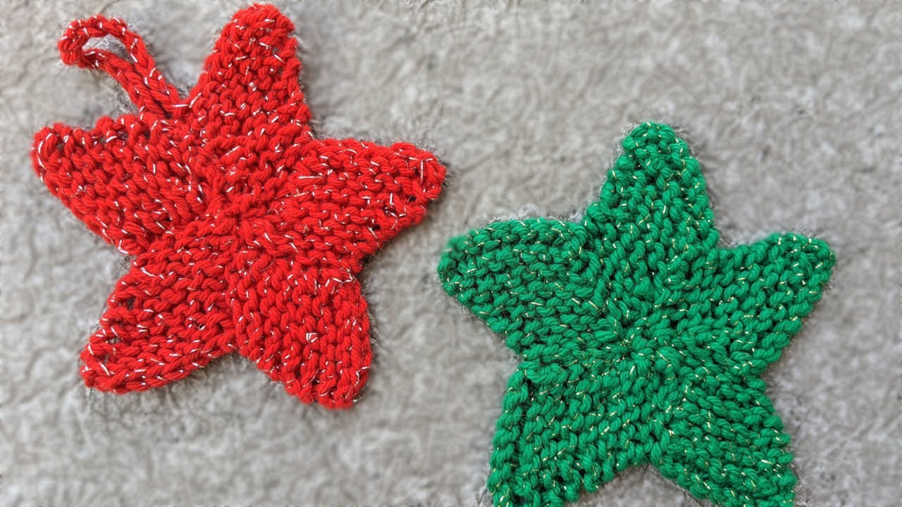 Knit Star | Knit 5-Point Star | Knit 6-Point Star