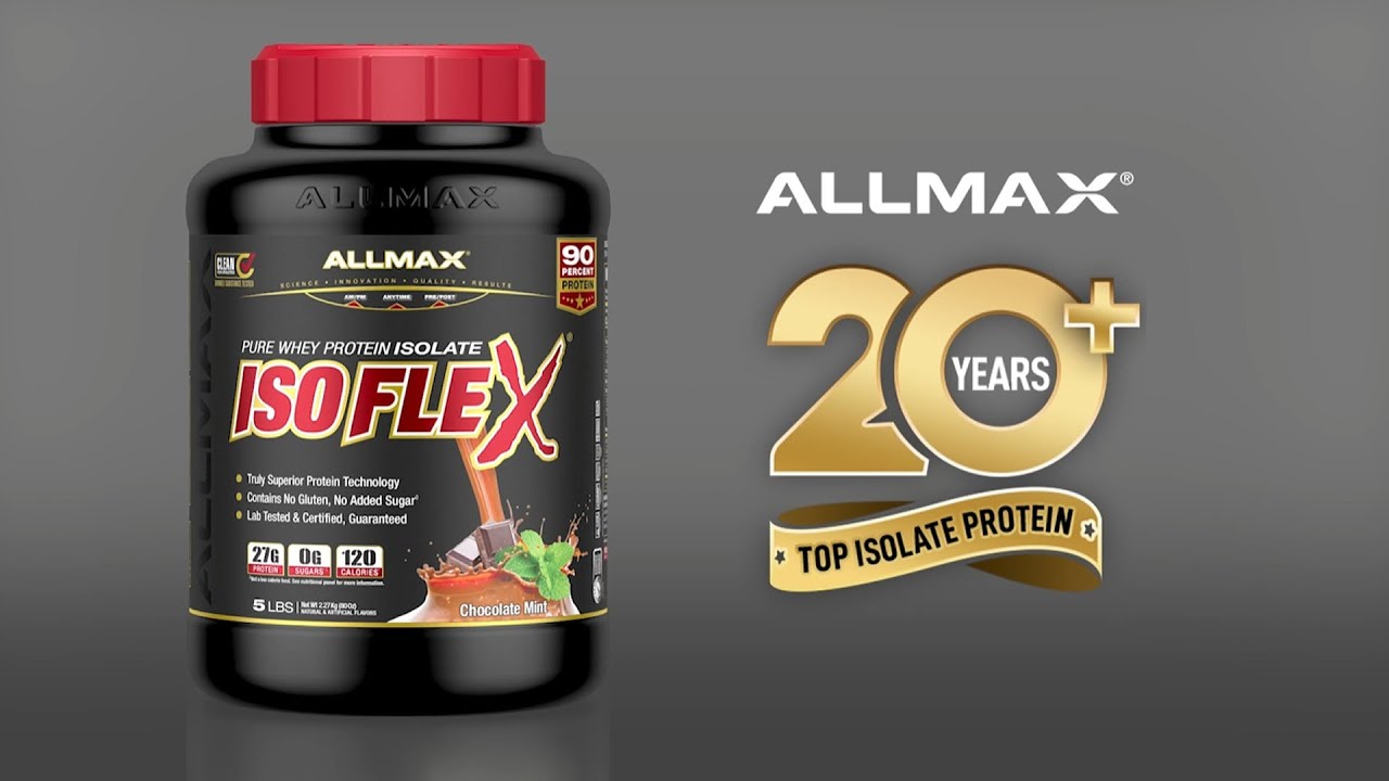 Изолят сывороточного протеина ISOFLEX от ALLMAX Nutrition