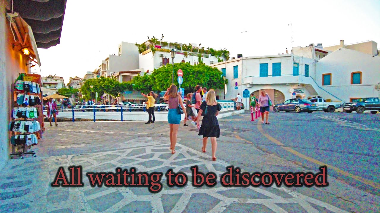 🌙 One Night in Agios Nikolaos, Crete CHANGED How I See Traveling! | 4K Walking Tour ✨🚶‍♂️