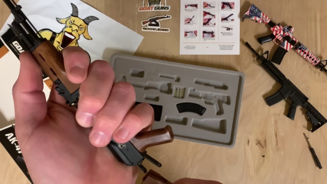How To Assemble AK-47 Miniature GoatGun