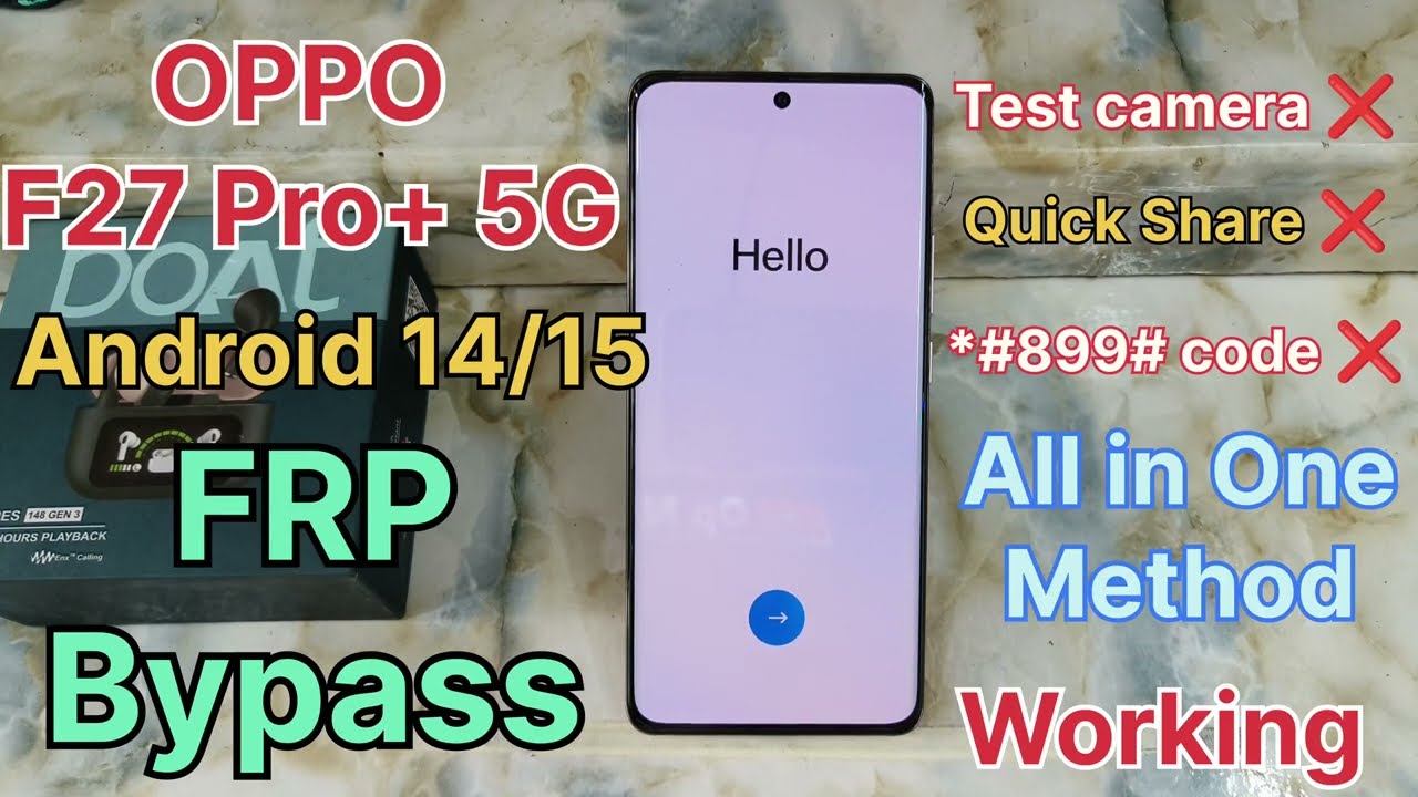 OPPO F27 Pro 5G Google Bypass || OPPO F27 Pro+ 5G Frp Bypass 