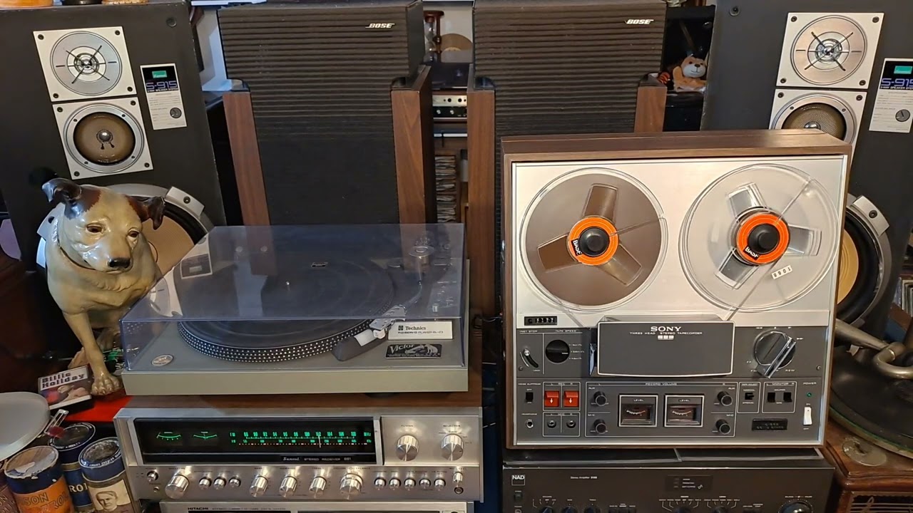 Black And Tan Fantasy. Chris Barber's Jazz Band. Sony TC-366 Tapecorder Reel to Reel Tape Recorder