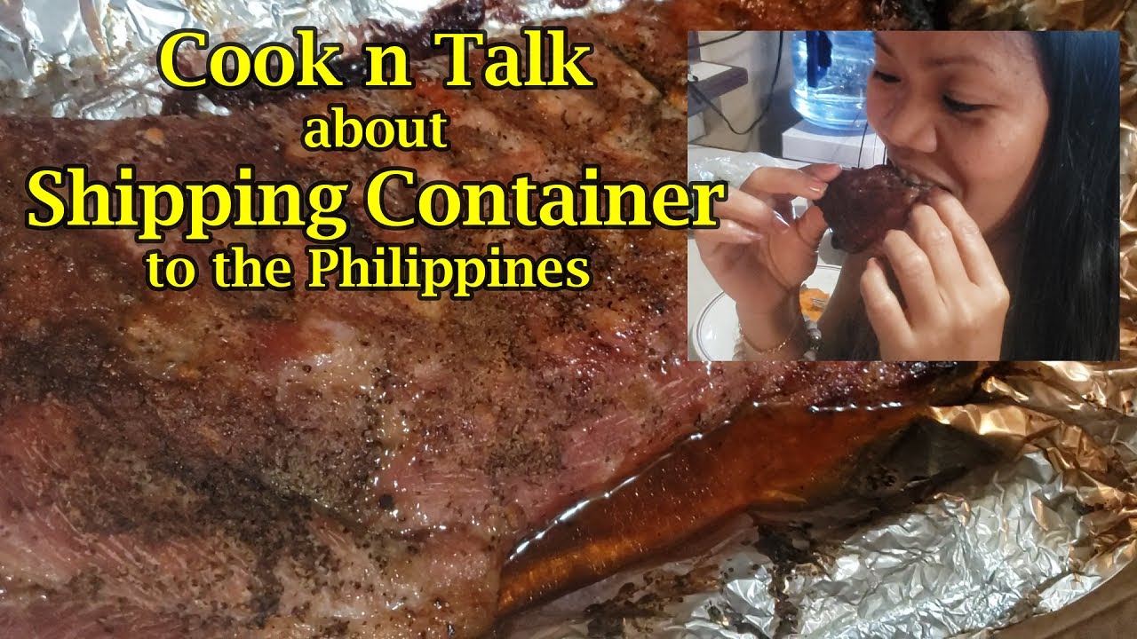 Talking about Shipping to Philippines  while Cooking Pork Ribs and Sweet Potatoes on the Smoker