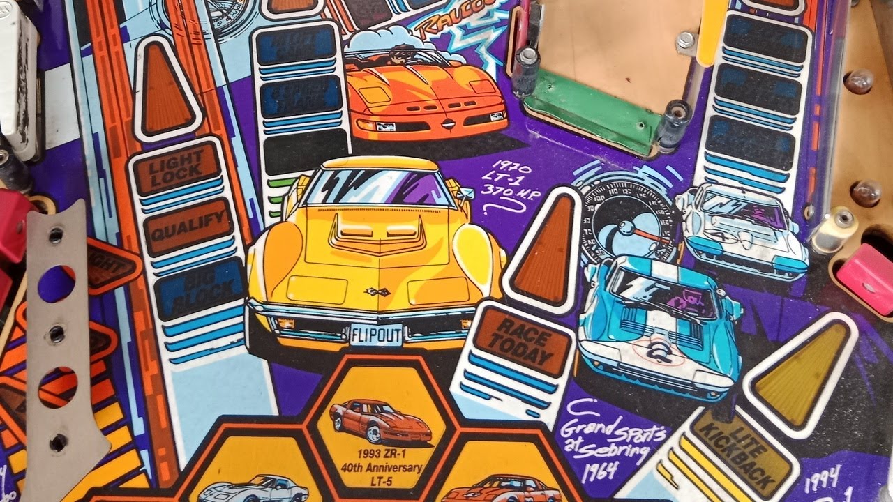 Pinball Service. Stripping the playfield.
