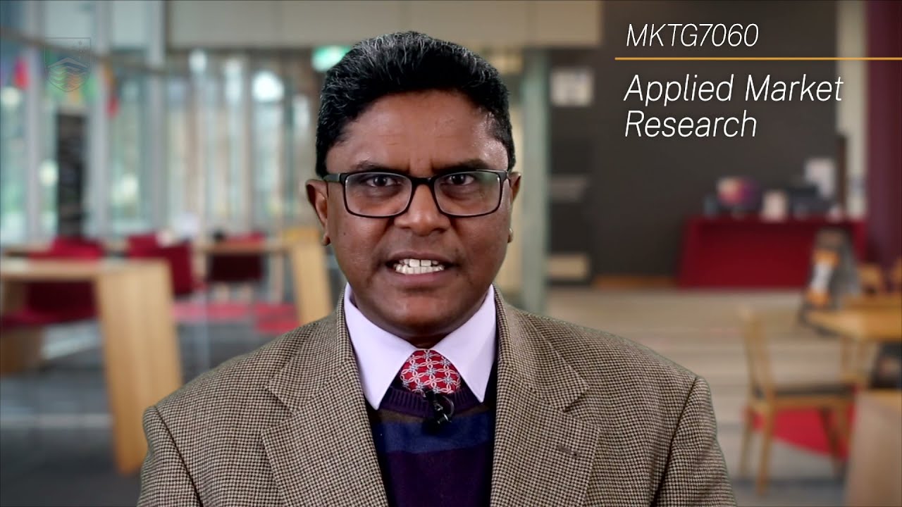Applied Market Research - MKTG7060
