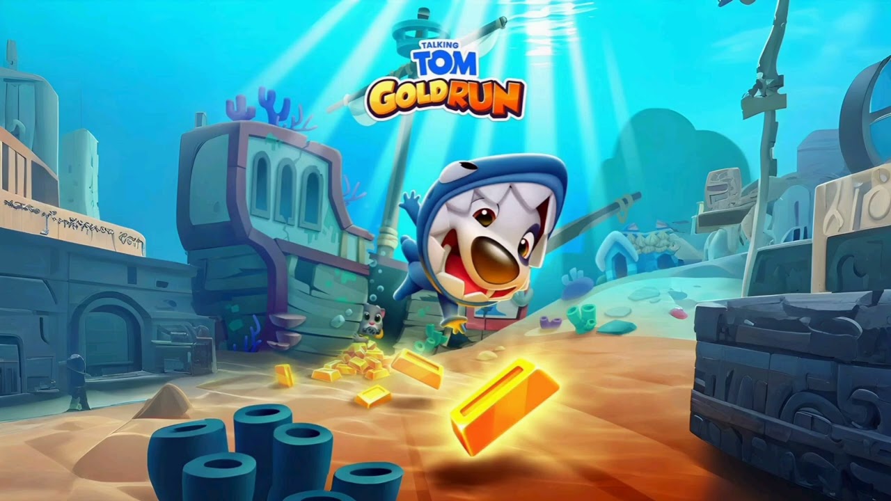 Talking Tom Gold Run - Underwater (High Quality)