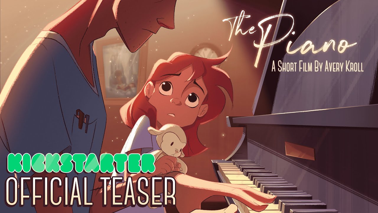 THE PIANO - KICKSTARTER TEASER - (2D ANIMATED SHORT FILM)