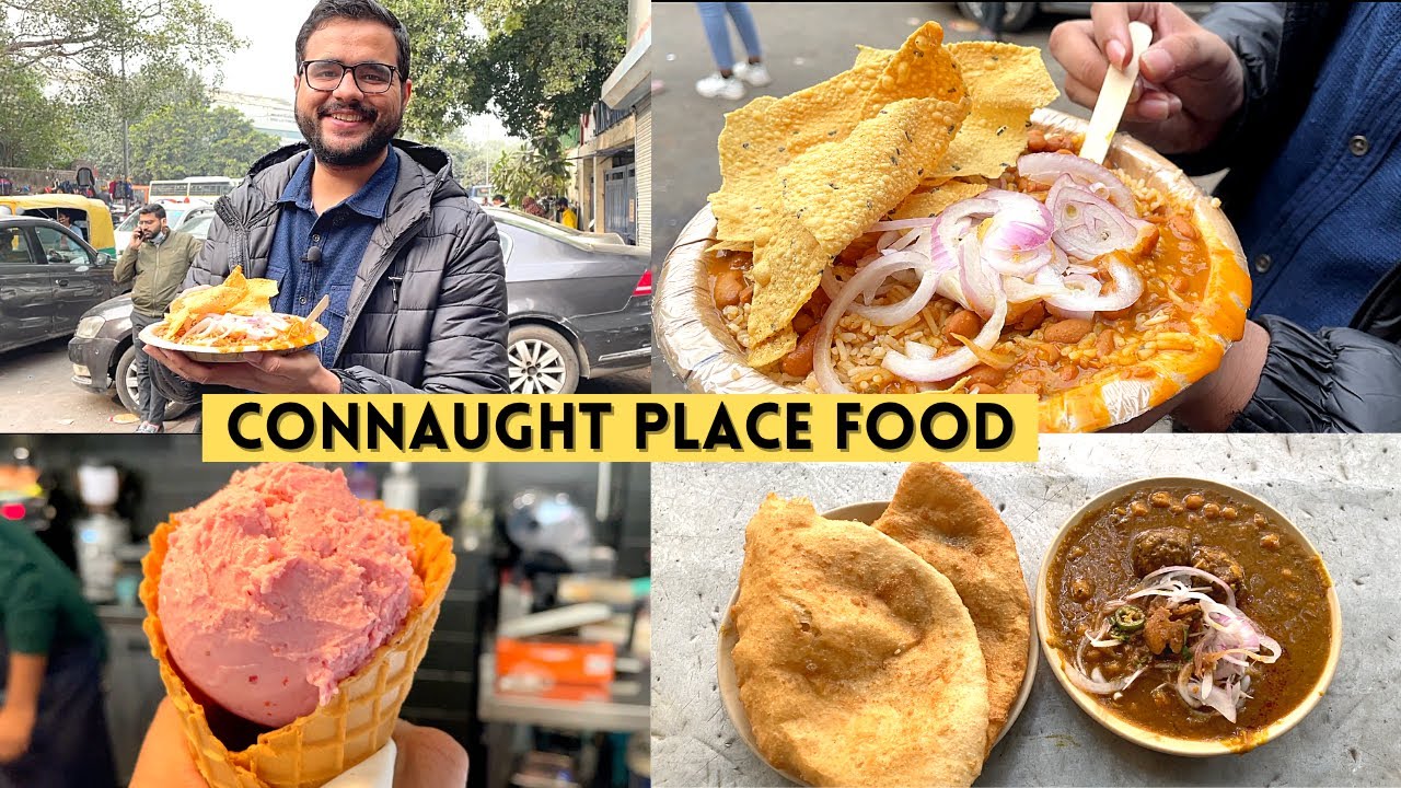 Connaught place street food | Rajma chawal, Chole bhature and more