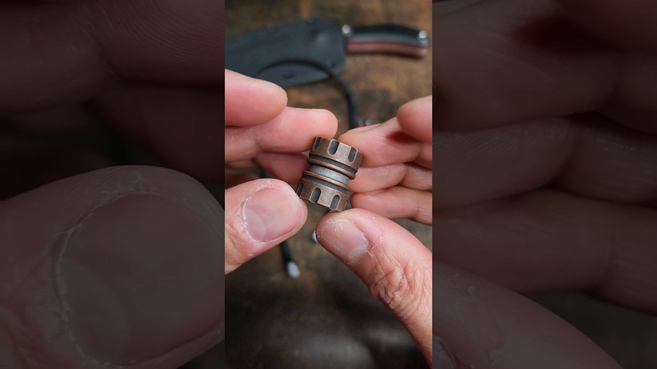 If you're into knives, fire, and lanyard beads watch this #shorts #youtubeshorts