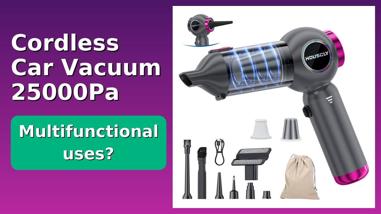 REVIEW (2026): Cordless Car Vacuum 25000Pa. ESSENTIAL details.