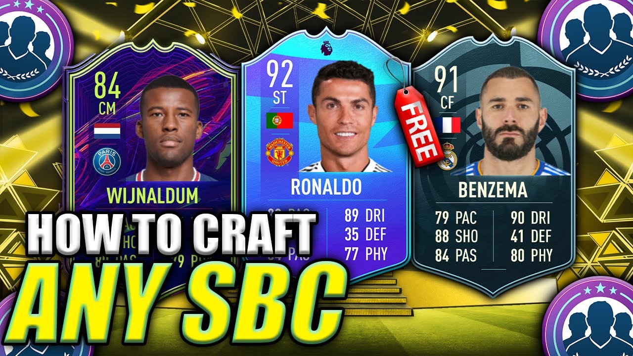 HOW TO CRAFT ANY SBC IN FIFA 22!!! FULL FIFA 22 SBC CRAFTING GUIDE!!! (POTM RONALDO, POTM BENZEMA)