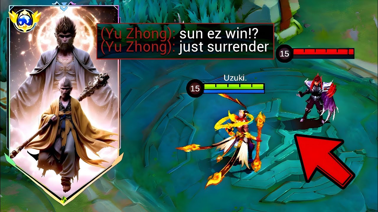 SUN BEST EFFECTIVE WAY TO DEAL AGAINST META YU ZHONG🔥- MLBB