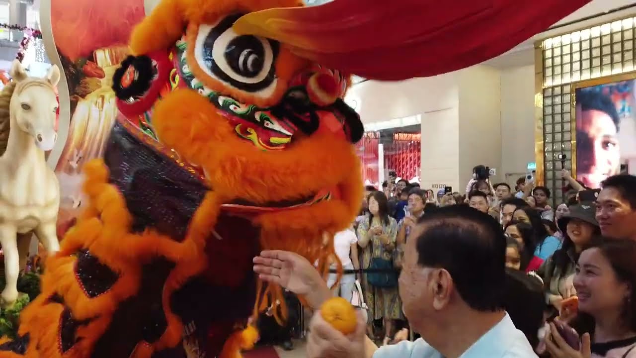 Lion Dance Performance in Kuala Lumpur | Happy Chinese New Year | TRX Mall | Malaysia