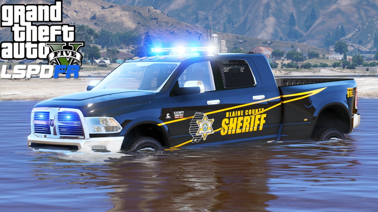 GTA 5 LSPDFR Police Mod 361 | Blaine County Dodge Ram 3500 With Dual Rear Wheels |Trouble Off Road