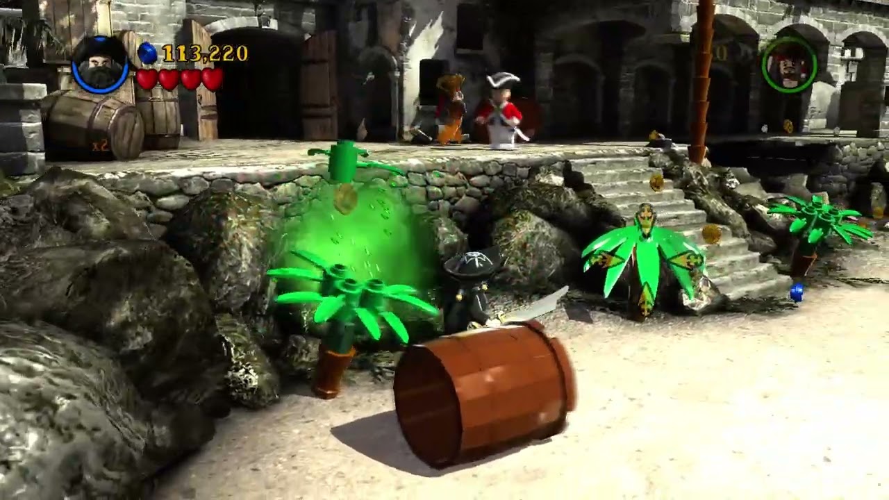 LEGO Pirates of the Caribbean - 100% Guide #1 - Port Royal (All Collectibles)
