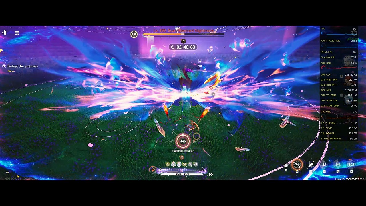 Wuthering Waves Thousand Gateways March 2026 Gameplay PC 3440x1440