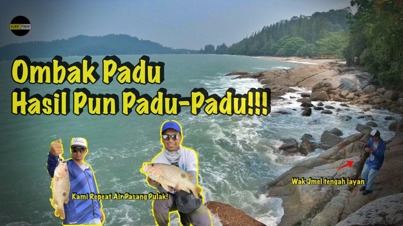 #V54 Ombak Padu Ikan Pun Padu⎮Repeat Menebing Di Teluk Senangin #mrfishin #fishing  #jenahak