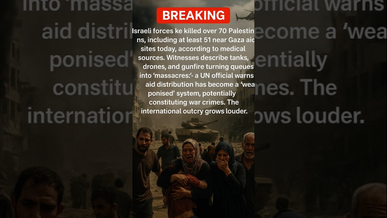 BREAKING | Gaza Aid Line Massacre Sparks Global Rage