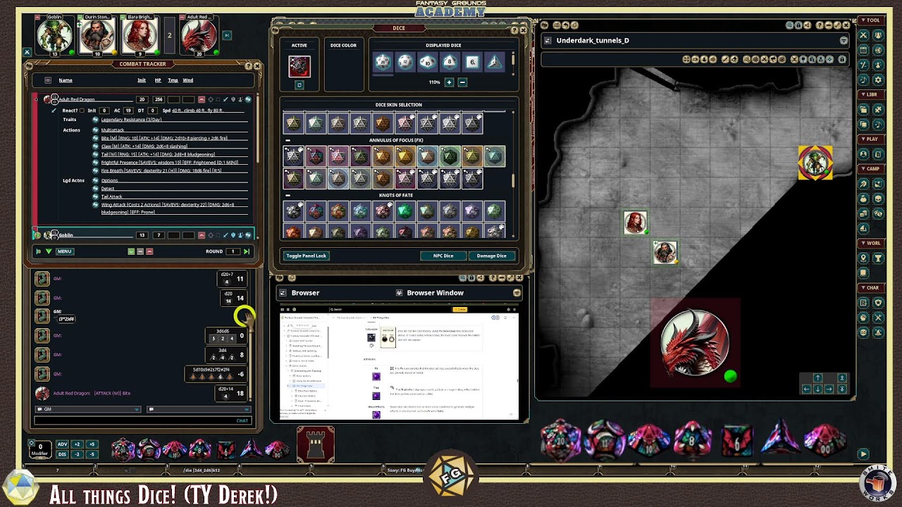 Fantasy Grounds Dice Features & All Things Dice | All Rule Sets | FG Unity v4.7.2