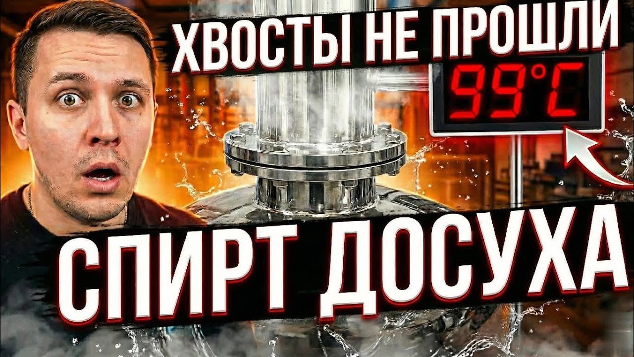 ВЫЖАЛ СПИРТ ДОСУХА! Ректификация без хвостов