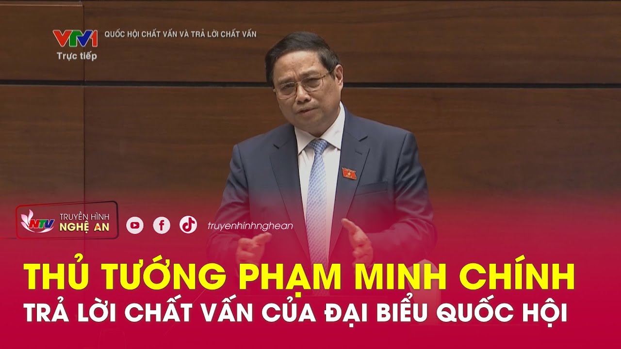 Thủ tướng Chính phủ Phạm Minh Chính trả lời chất vấn của đại biểu Quốc hội