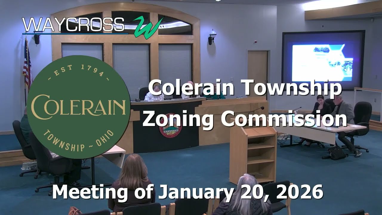 Colerain Township Zoning Meeting of January 20, 2026