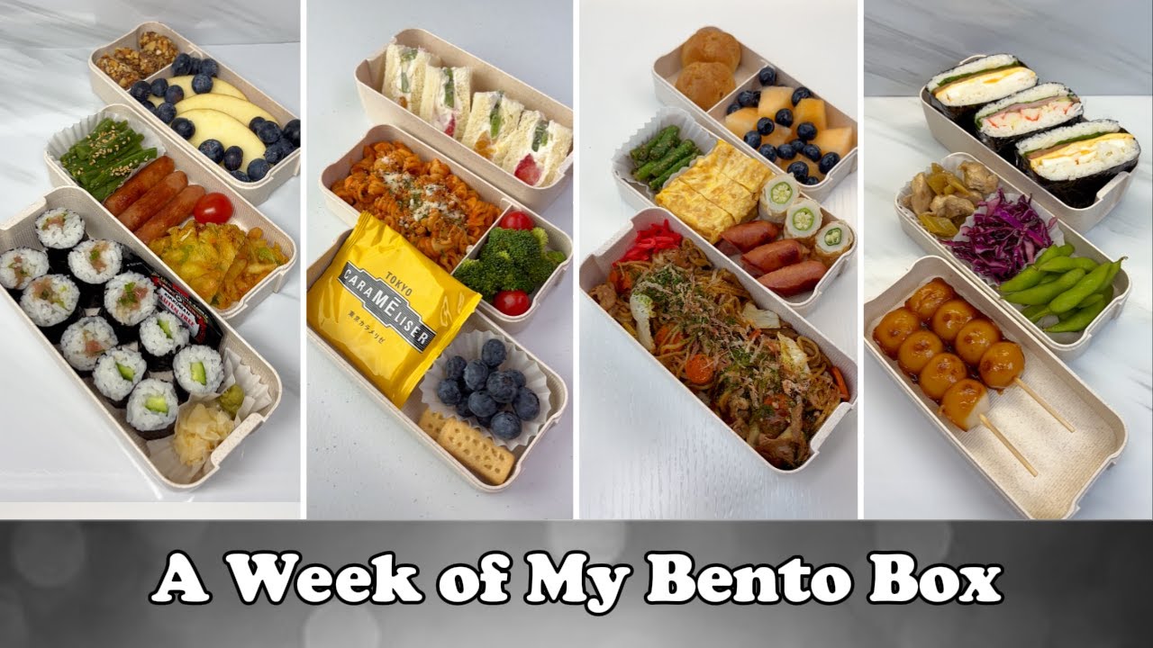 ASMR🎧A Week of My Bento Box🍱#1 | lunchbox | bentobox