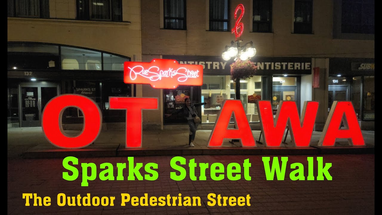 Canada Street Walk tour | Sparks Street, Ottawa | Ottawa City Walk | Canada Travel | July 2022