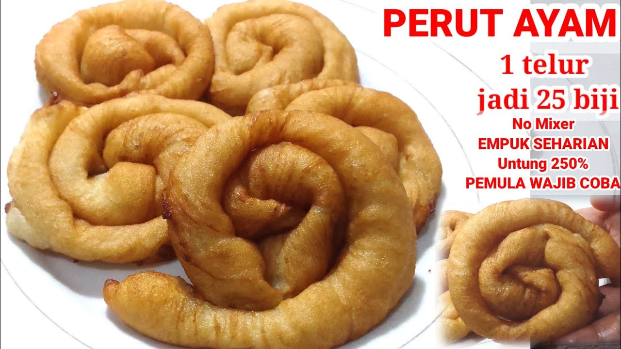 RESEP PERUT AYAM EKONOMIS UNTUK JUALAN EMPUK TAKARAN SENDOK NO MIXER ANTI GAGAL
