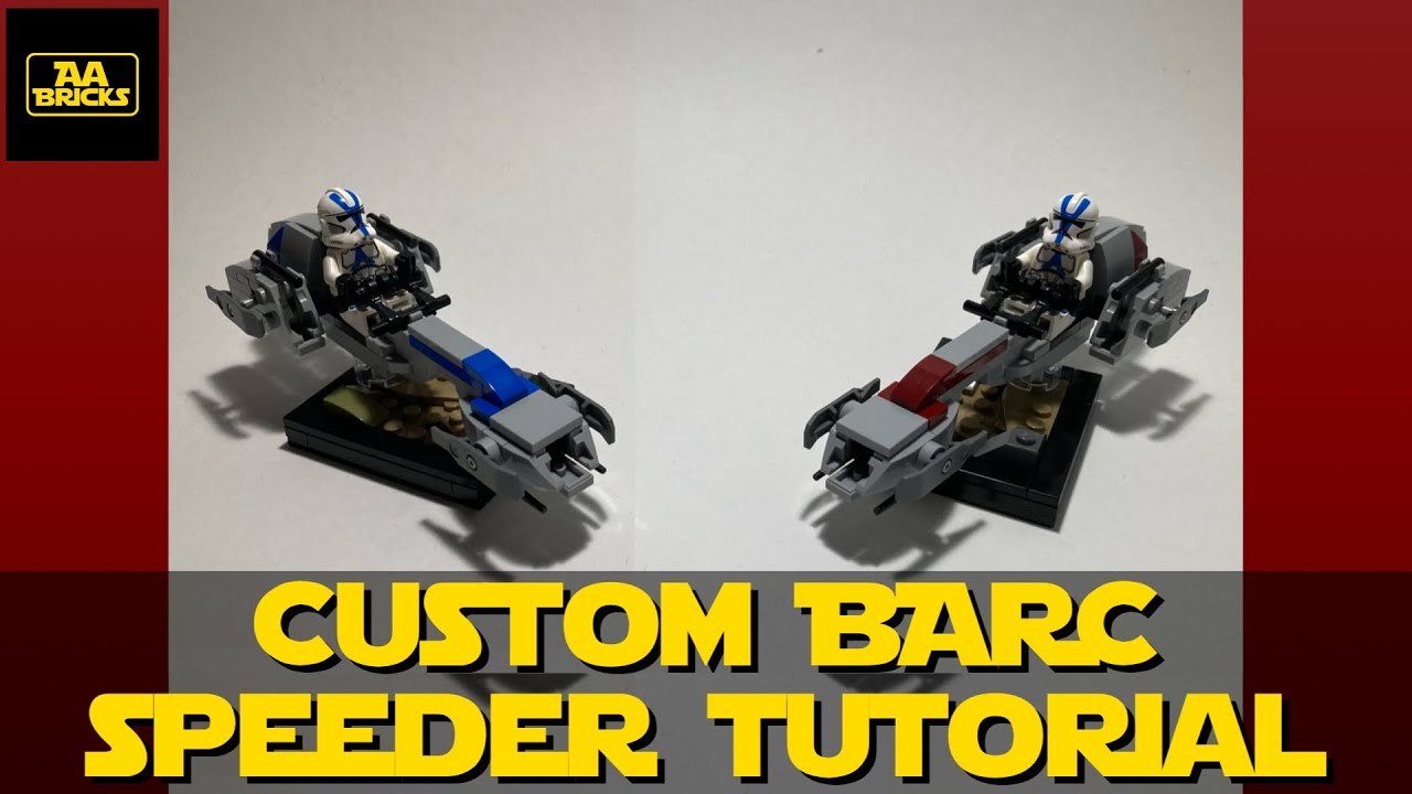 Custom Lego BARC Speeder Tutorial | Lego Star Wars MOC | Double-A_Bricks
