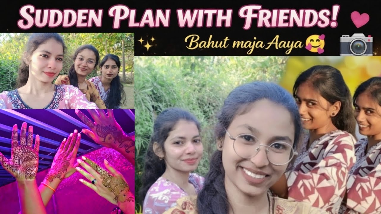 FRIENDS, FUN, SUDDEN PLAN 😁 last tk dekhna bhut mza aayega 😂 #childhoodfriends #enjoy #fun 