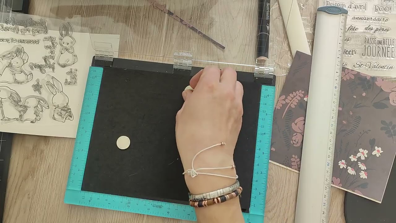 Tuto carte spéciale pâques #diy #scrap #tuto #scrapbooking