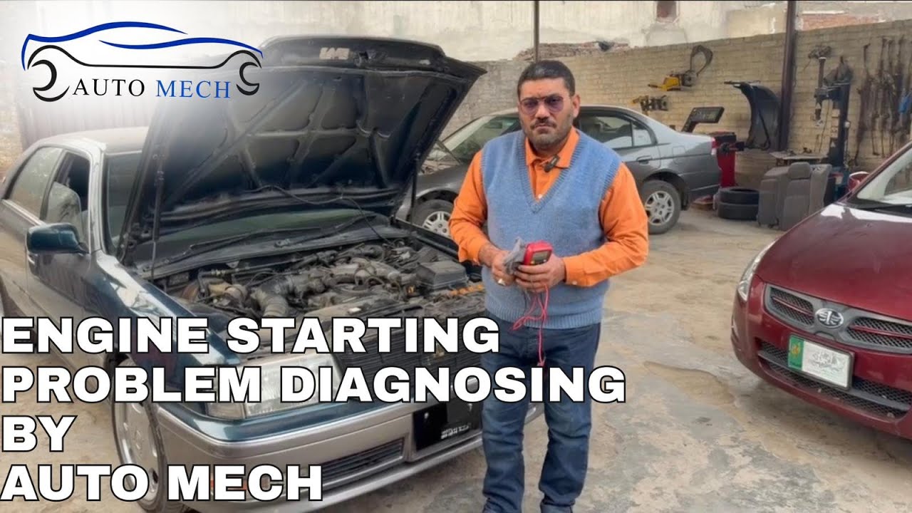 Toyota Crown Engine Starting problem Diagnosing and Troubleshooting By AutoMech Work shop